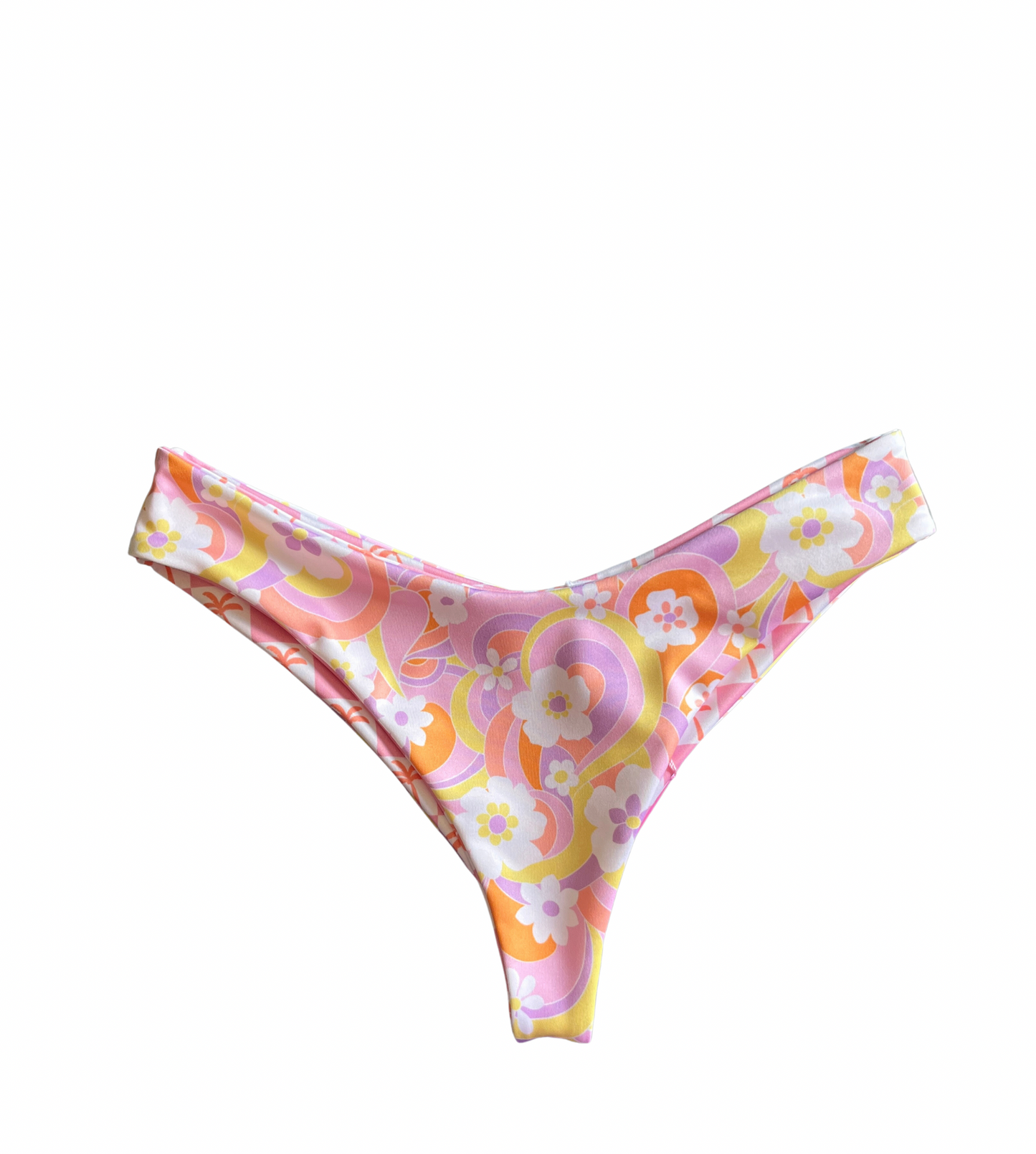 Waimea bottom (Small) - Malibu Sunset & Coral Palm Checkers