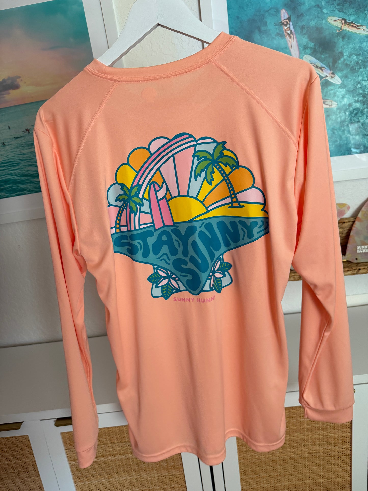 Sunny Shell - UPF Sun Tee - size small