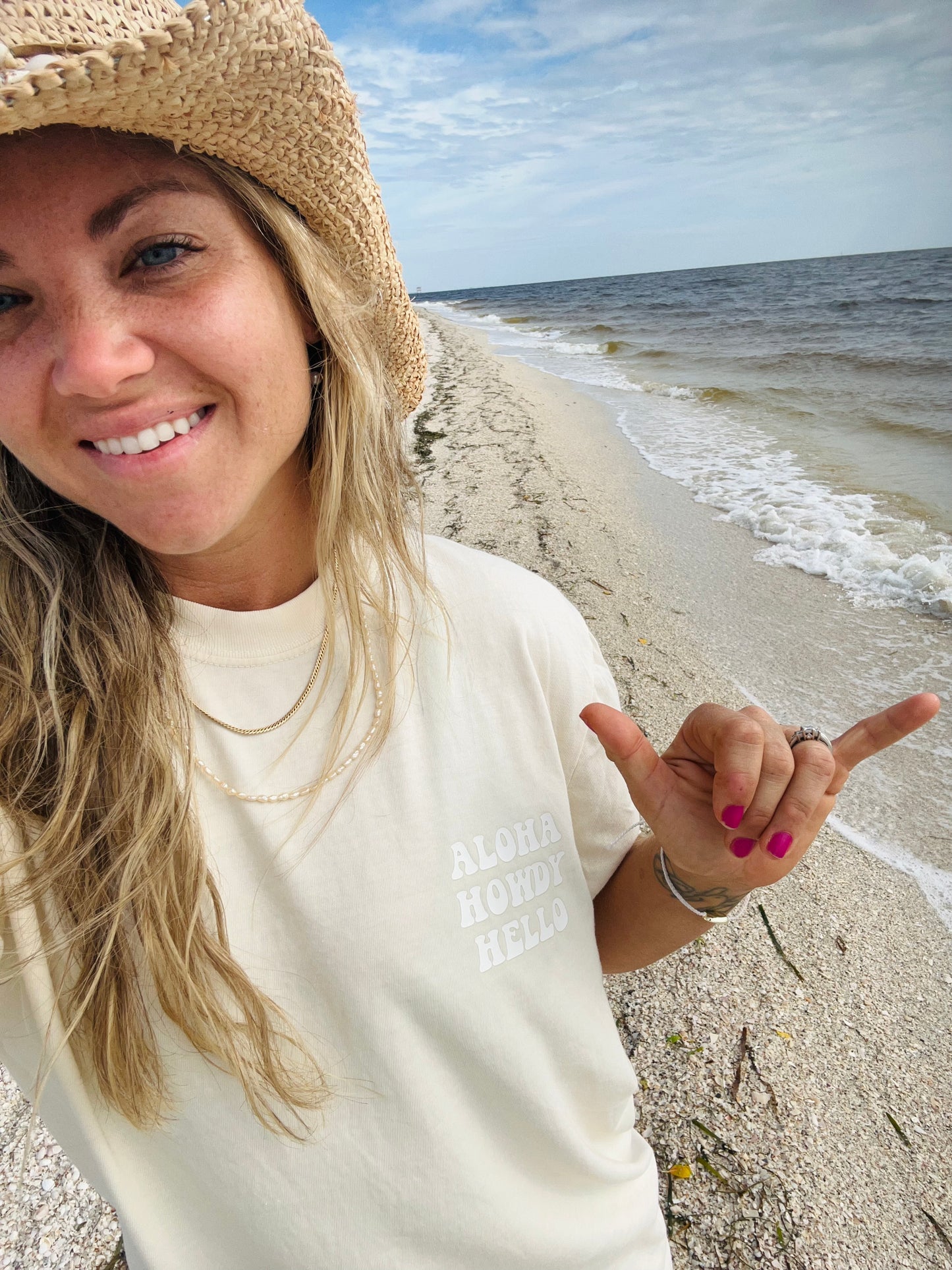 Sunny Hunny Coastal Cowgirl Tee