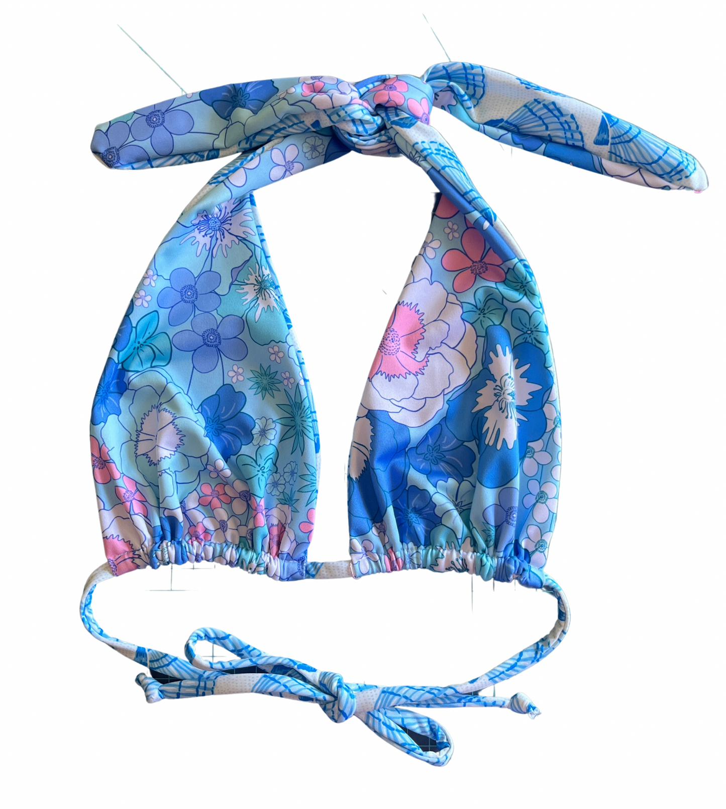 Bondi top (Medium) - Blue Shells & Lovey Dovey
