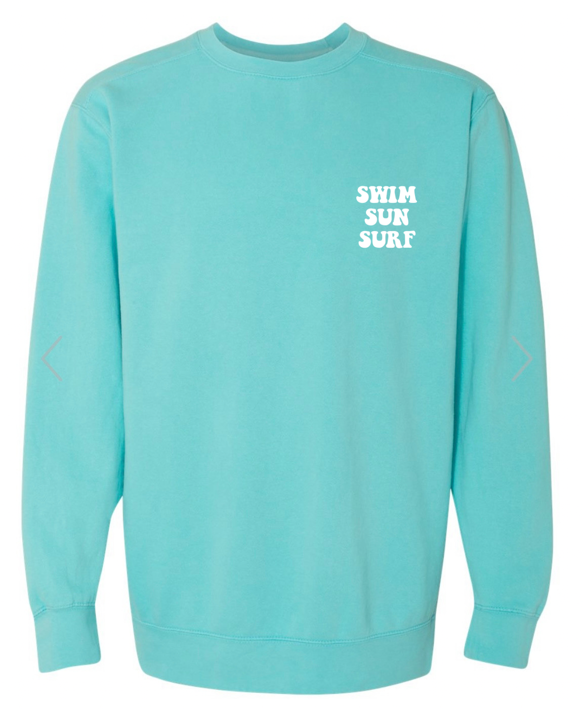 Sunny Hunny “Swim Sun Surf” Crewneck