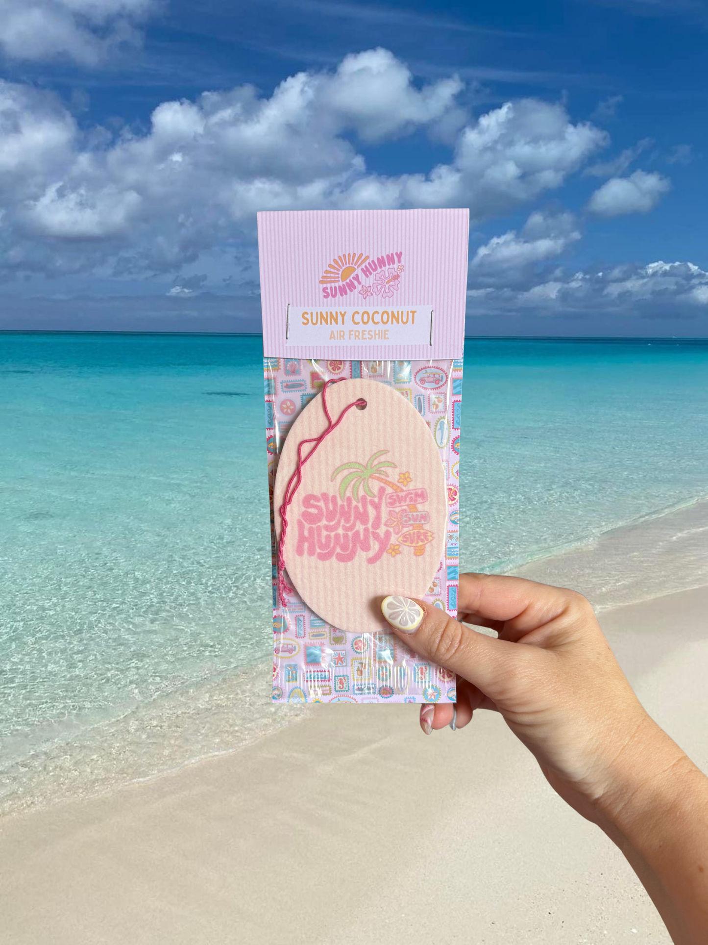 "Sunny Coconut" Air Freshie