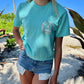 Plumeria Surfer Girl tee