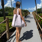 Pink Shell Beach Tote