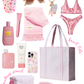 Pink Shell Beach Tote