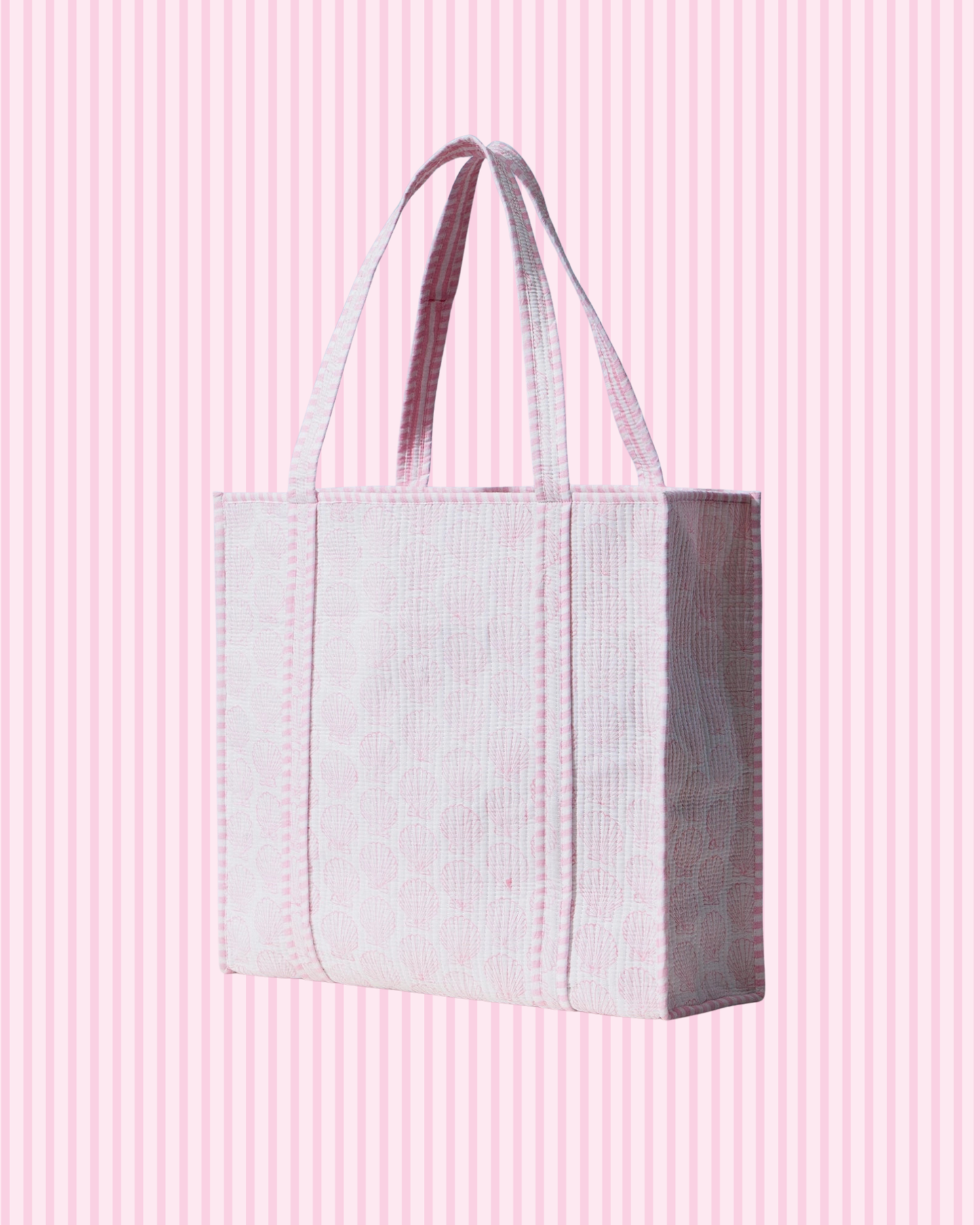 Pink Shell Beach Tote