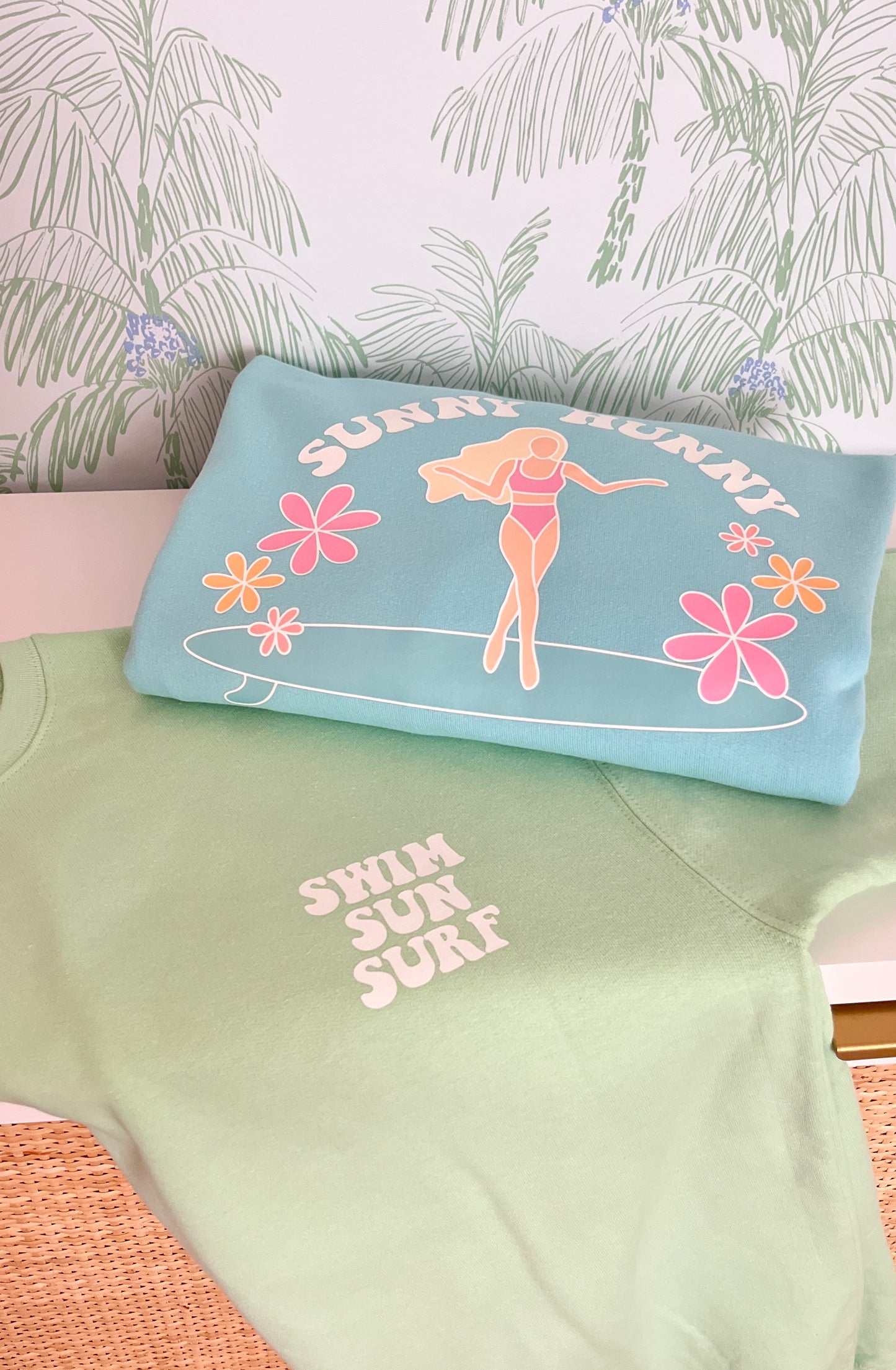 Sunny Hunny “Swim Sun Surf” Crewneck
