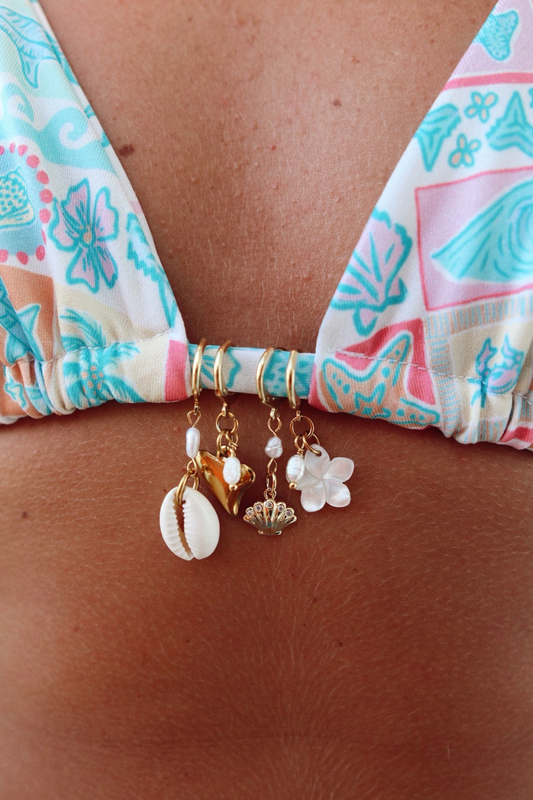 Silver Fin Co. Bikini Charms